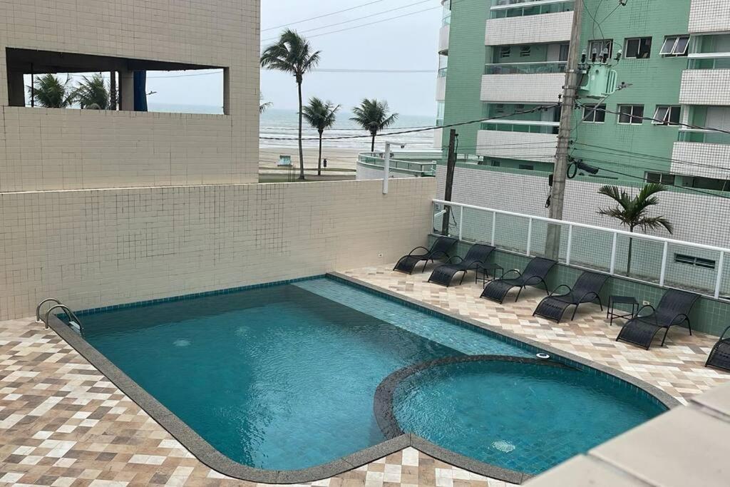 Apto Pe Na Areia Vista Mar Прая-Гранди Экстерьер фото